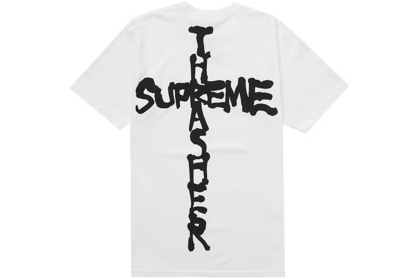 Supreme x Thrasher Cross Tee White 1:1