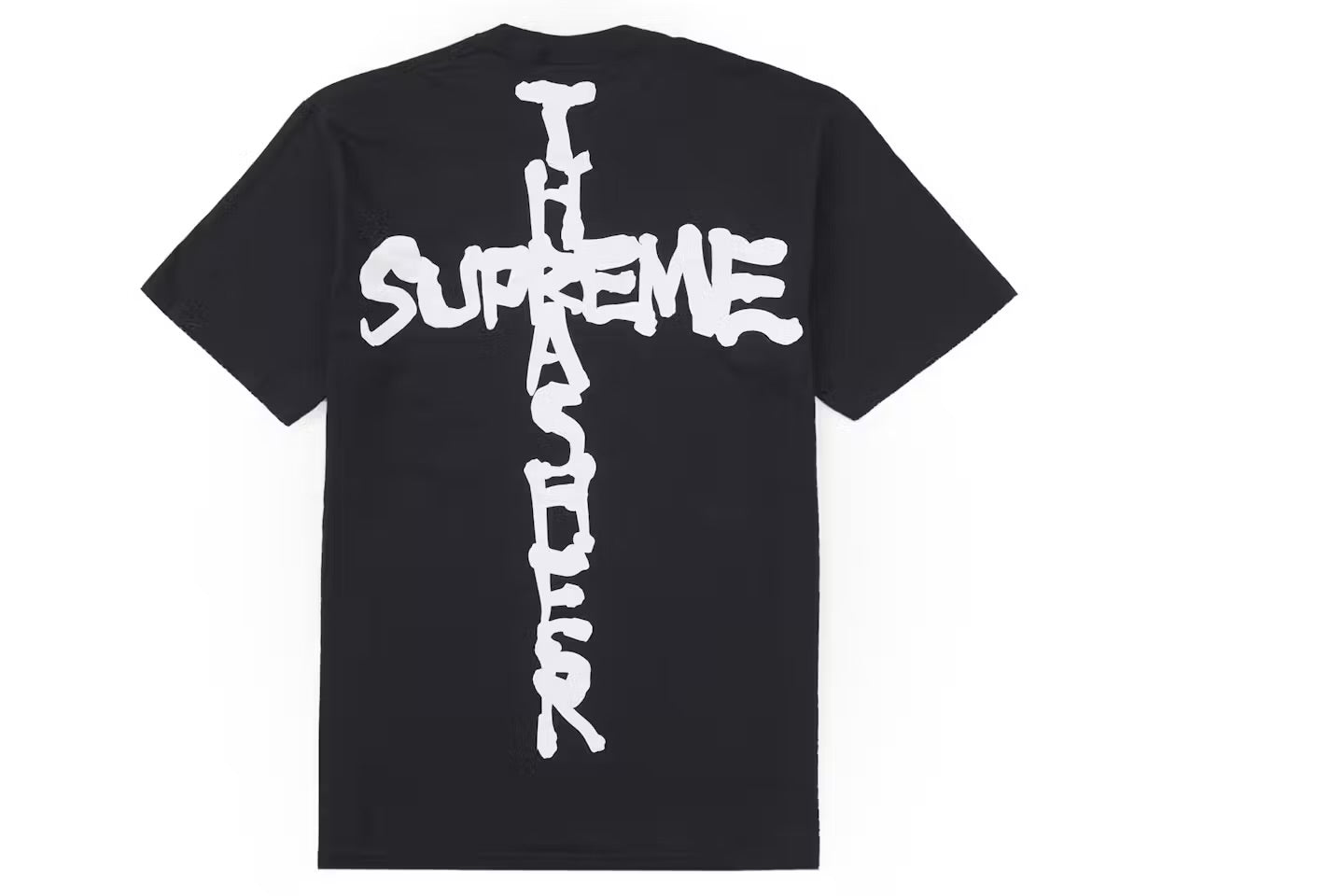 Supreme x Thrasher Cross Tee Black 1:1