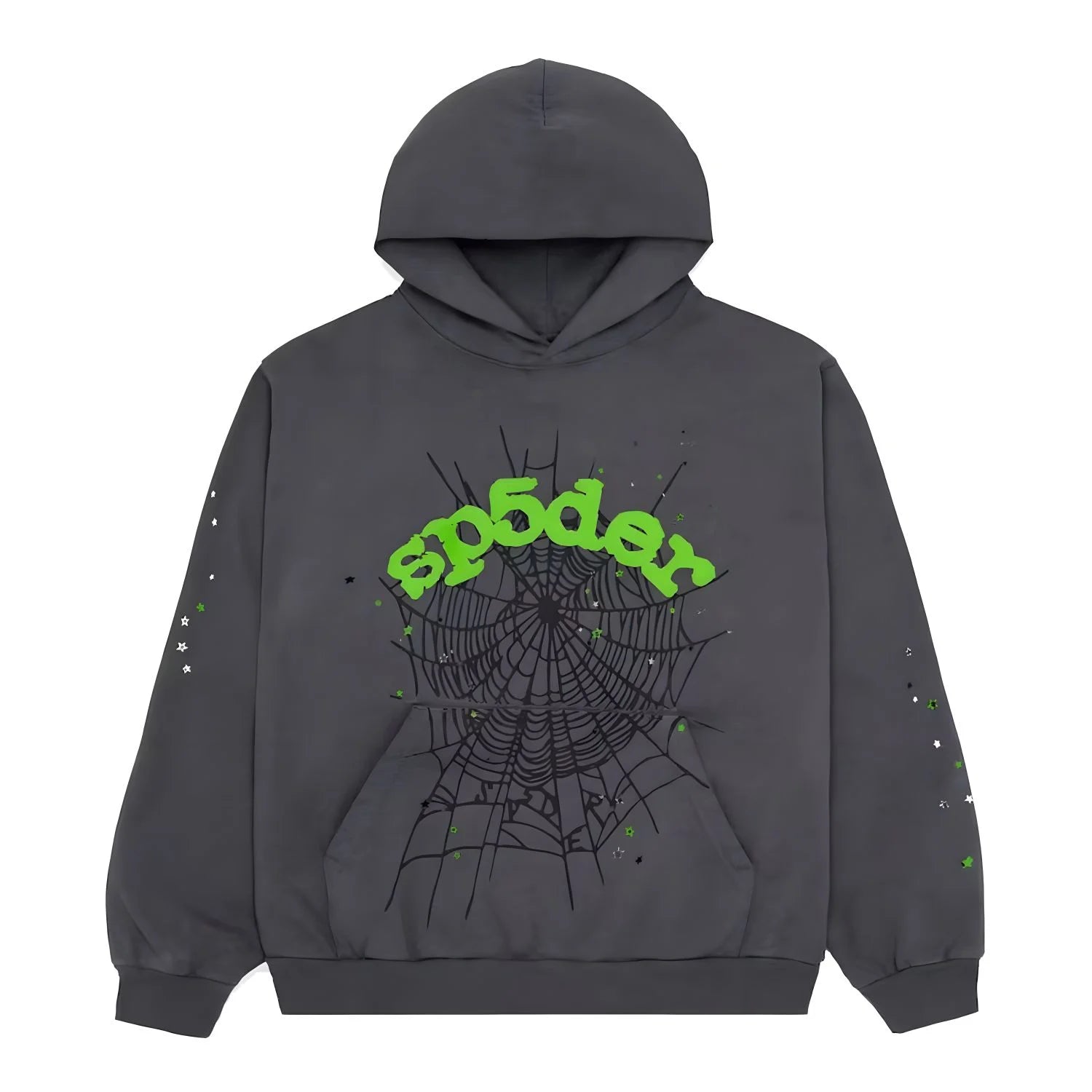 Sp5der Web Hoodie Slate Grey 1:1