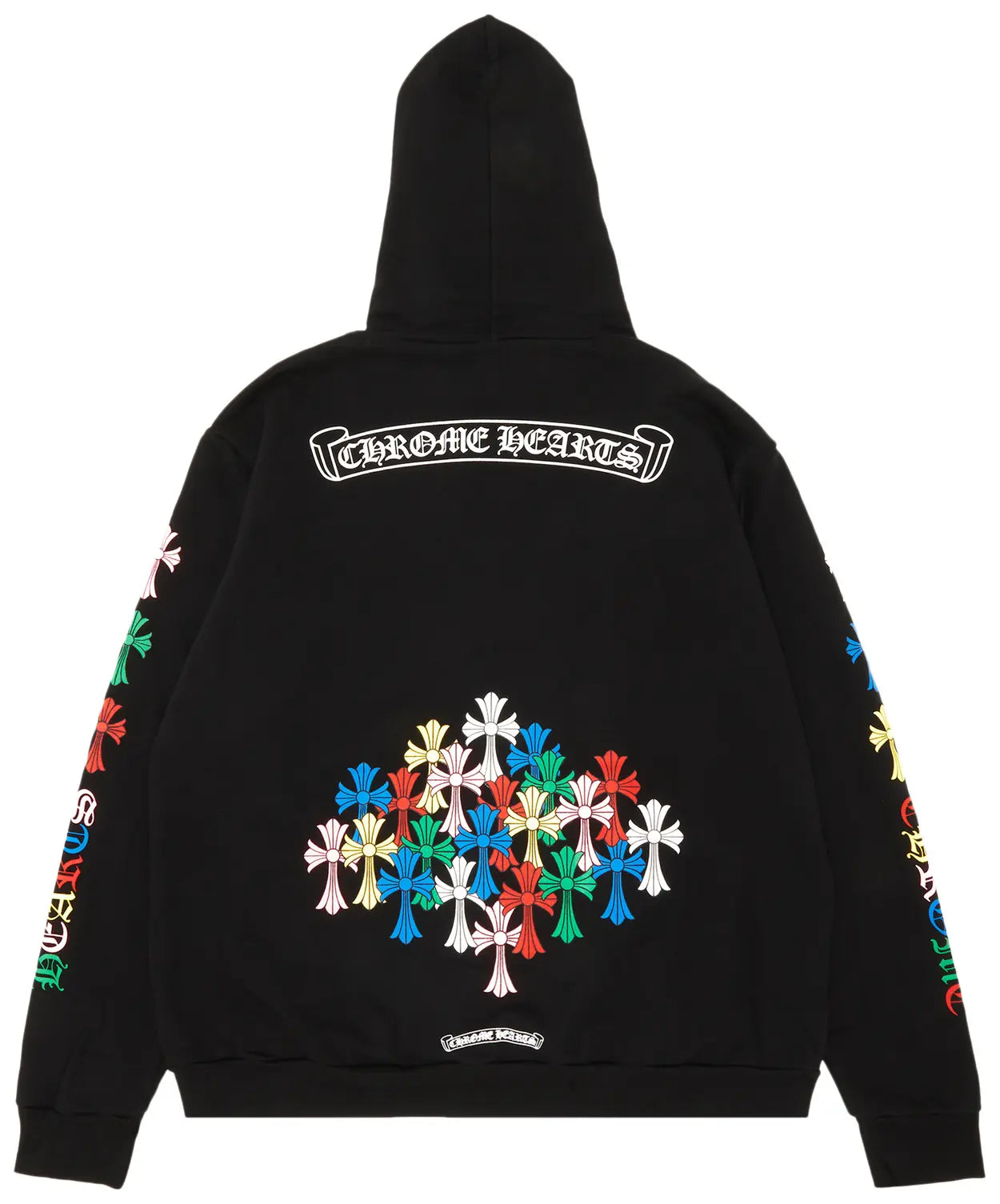 Chrome Hearts Multicolor Cross Hoodie Black 1:1