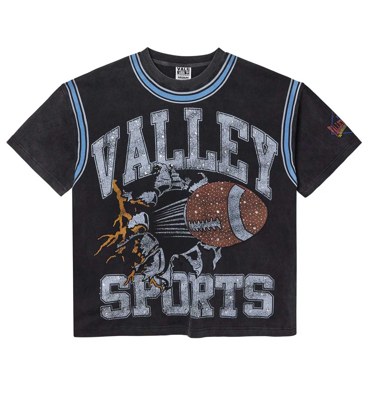 Vale Forever Valley Sports Tee Black 1:1